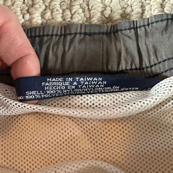 Vintage Tommy Hilfiger Yellow Mesh Lined Swim Trunks Shorts Size XL Flag - Picture 7 of 8